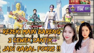 REZEKI NOMPLOK MAIN BARENG 2 CEWEK CANTIK SEKALIGUS , JADI GAGAL FOKUS COK !! - PUBG MOBILE