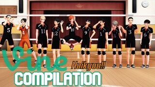 [MMD x Haikyuu!!] Haikyuu Vine Compilation