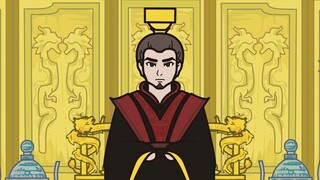 The lonely businessman is at peace~