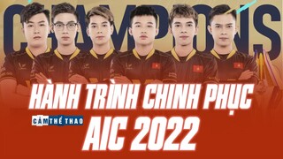 TẤT TẦN TẬT VỀ HÀNH TRÌNH VÔ ĐỊCH CỦA V GAMING TẠI AIC 2022