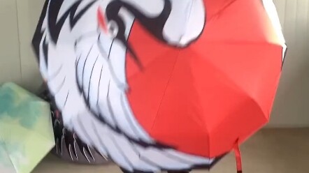 阿离仙鹤伞【防回弹】