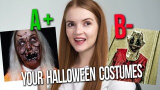 Rating YOUR Halloween Costumes! DIY Halloween Costume Ideas & Inspiration !