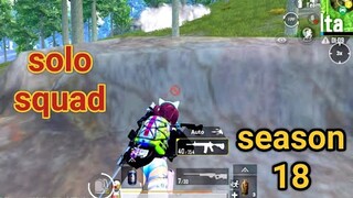 PUBG Mobile - Solo Squad Với Full Trang Bị Mùa 18 | Gặp Team Chơi IQ Từ Đầu Đến Cuối Vòng Bo