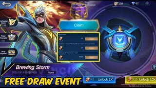 FREE TOKEN DRAWS BREWING STORM EVENT | MOBILE LEGENDS