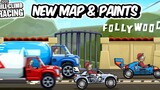 Hill Climb Racing - แผนที่และสีของ Follywood ใหม่ - 1540 อัปเดตใหม่