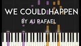 We Could Happen by AJ Rafael Synthesia Piano Tutorial with free sheet music