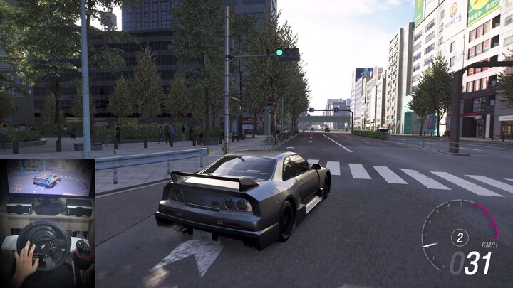 nissan nismo gt-r lm forza horizon 6 pure sound steering wheel gameplay