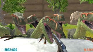 How Long Can i Survive in Raptor Onslaught. Animal Revolt Battle Simulator