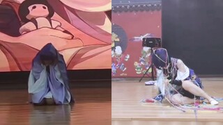 After performing the "Outsider" dance, he became a Wanderer. He's like a god! [Genshin Impact Kujou 