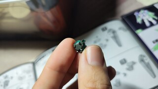 头确实完美分色，但是一个太阳炉贴九个芝麻粒大的贴纸