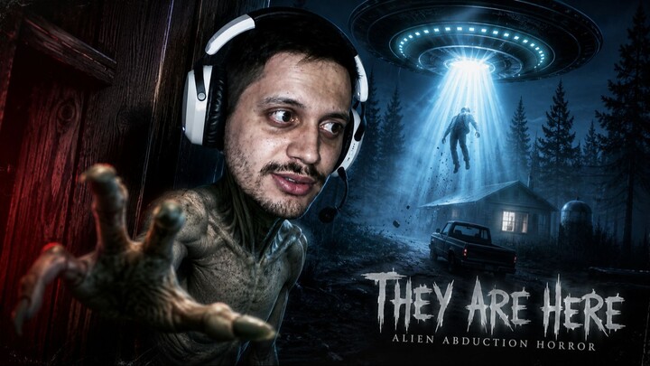 Joguei They Are Here: Alien Abduction Horror AO VIVO (jogo de terror alienígena que ninguém conhece)