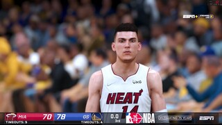 NBA 2K22 Ultra Modded Season | Heat vs Warriors | Game Highlights 4th Qtr