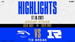 Highlights HLE vs RNG  [TIE BREAK] [Vòng Bảng][CKTG 2021][17.10.2021]