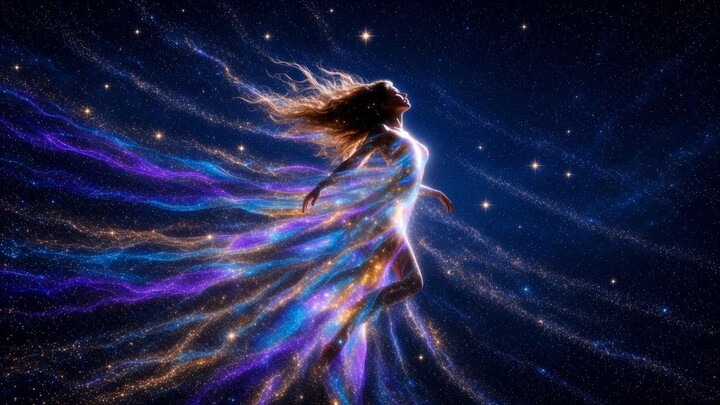 Cosmic Nebula Girl