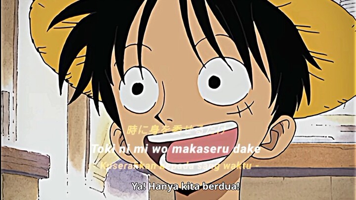 hanya dia yg pertama , setia dan yg pernah merasakan sakitnya seorang luffy😭