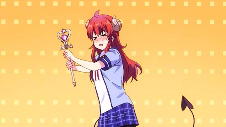 He is a demon but he is kind and innocent. He also learns magic from a magical girl.
