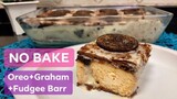 No Bake Cake - Oreo, Graham’s and Fudgee Barr Vanilla Cake