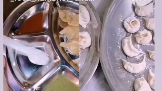chicken momos/dumplings