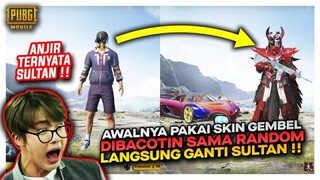 PRANK JADI GEMBEL MALAH DIBACOTIN DAN DIKATAIN TOL*L  , LANGSUNG PAMERIN SKIN SULTAN - PUBG MOBILE