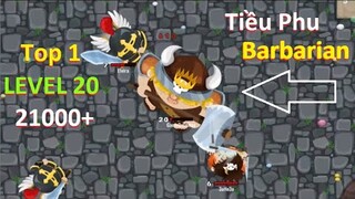 MiniGiants.io - #9 : Lần Đầu Lên MAX LEVEL 20 Cùng "Tiều Phu Barbarian" Trong MiniGiants.io