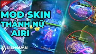 Mod Skin Airi Bích Hải Thánh Nữ Mùa 20 | Có Xoay Kiếm Biến Về Full Hiệu Ứng