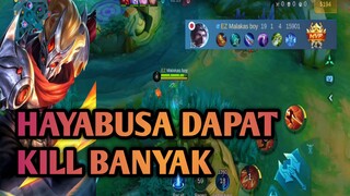 PERJUANGAN HAYABUSA  GENDONG TIM | GAMEPLAY MLBB