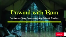 Unwind with Rain: 30-Minute Sleep Soundscape for Blissful Slumber