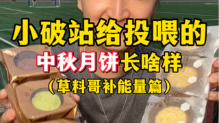 What do the Mid-Autumn Festival mooncakes that Xiaopo Station feeds look like? (Grass Feed Brother E