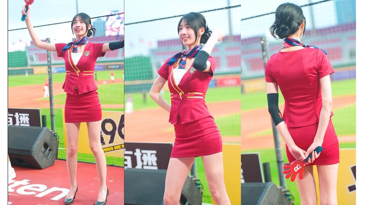 Galin: “The Flight Attendant Outfit Is Totally a Galin-Themed Day! The Front-Row View of Her Legs Is