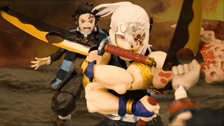 [แอนิเมชันแบบหยุดเคลื่อนไหว] ดาบพิฆาตอสูร: ตอนย่านโคมแดง เท็นเง็น vs โจริวทาโร่