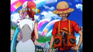 Uta dan Luffy meet again for so long☠️🏴👒