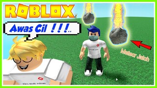 AKU KEJATUHAN METEOR BERAPI BANYAK BANGET !!! ROBLOX MIKOCIL