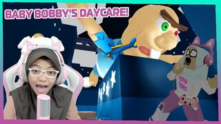 BAYI INI BUAT AKU TERKAGET KAGET!! BABY BOBBY'S DAYCARE! FIRST PERSON OBBY ROBLOX INDONESIA