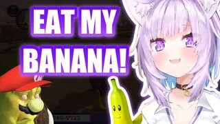 Okayu just wants to Make Mario Eat Her Banana... In Mario Kart 【Hololive English Sub】