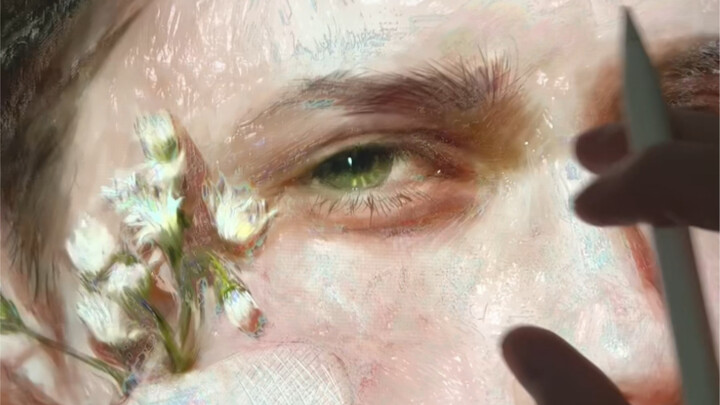 การสำรวจพื้นผิวของภาพวาดสีน้ำมัน