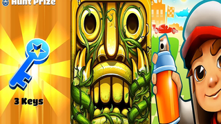 Subway Surfers Monaco (Freestyler) กับ Temple Run 2 Lost Jungle