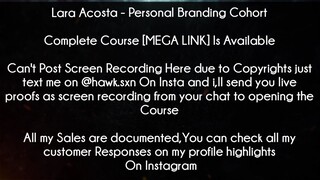 Lara Acosta Course Personal Branding Cohort download