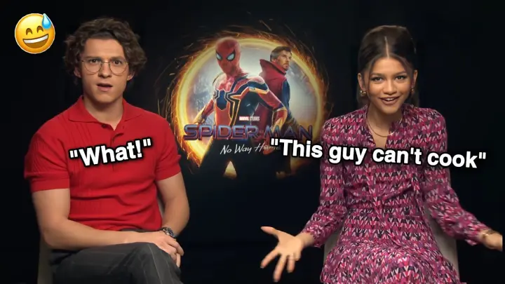 Tom Holland and Zendaya acting like a married couple for 8 min straight