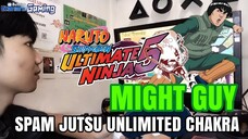 SPAM JUTSU MIGHT GUY DI NARUTO ULTIMATE NINJA 5 PS2 ⬇️⬇️⭕