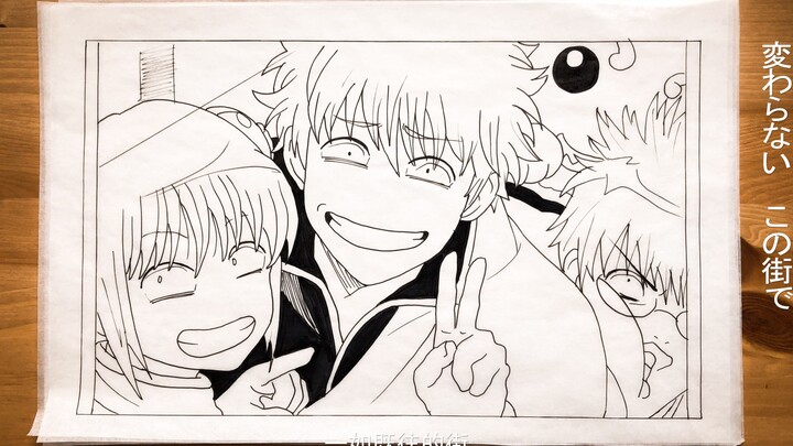 [OP Gintama vẽ tay] Arc Ngân Chi Hồn – I Wanna Be — SPYAIR Đừng để Vạn Sự Ốp kết thúc chứ!!!
