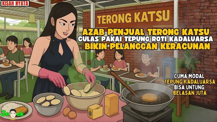 AZAB PENJUAL TERONG KATSU CULAS PAKAI TEPUNG ROTI KADALUARSA BIKIN PEMBELI