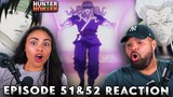 ZOLDYCKS VS CHROLLO! Hunter X Hunter Episode 51 and 52 Reaction