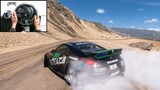 Drifting to Volcano Top - Nissan 350z | Forza Horizon 5 | Steering Wheel gameplay