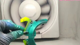 Video sơn lại đai Kamen Rider 01, toàn bộ quá trình sơn màu Izzy ~