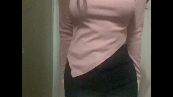 【บันทึกการแต่งตัวของหลี่จื่อ 2】ชุดเซ็กซี่เรียบง่ายที่สาวอกใหญ่ไซส์ 165/110 ก็ลองได้