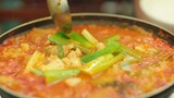 [Remix]Ăn súp kim chi thịt heo và cá thu đao nướng <Thực Thần>