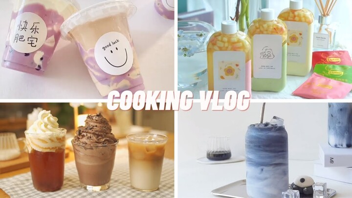 eng) Coffee, Milk Tea, or Both 🤔 - Marshmallow Milk Tea, Bamboo Charcoal Coffee, Blue Milk Tea | #5