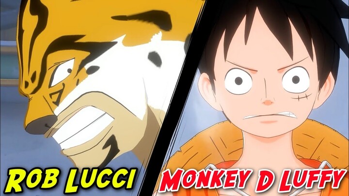 Luffy Vs CP9 Rob Lucci | One Piece Fighting Path
