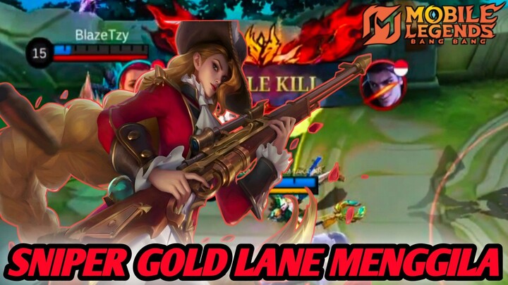 SNIPER GOLD LANE MENGGILA, HEADSHOT TANPA HENTI!