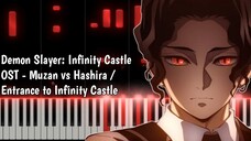Demon Slayer: Infinity Castle OST - Muzan vs Hashira / Entrance to Infinity Castle (Piano Cover)